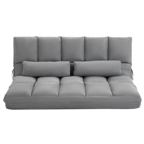 Adjustable Folding Floor Sofa Bed With 2 Pillows - Omega Lifestyles