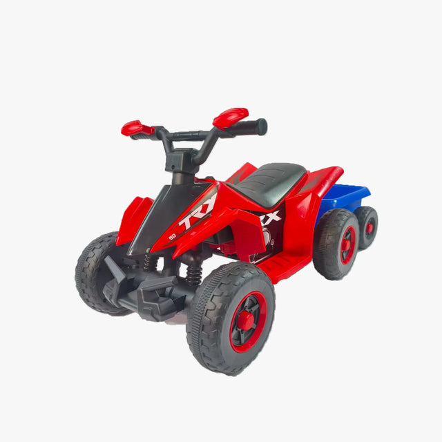 6V Battery Powered Kids Electric Ride-On ATV With Headlights - Omega Lifestyles