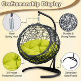 Indoor Green Cat Swing Bed With Stand And Cushion - Sleep Galleria