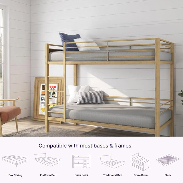 Soft 5-Inch Twin Memory Foam Kids Mattress - Omega Lifestyles