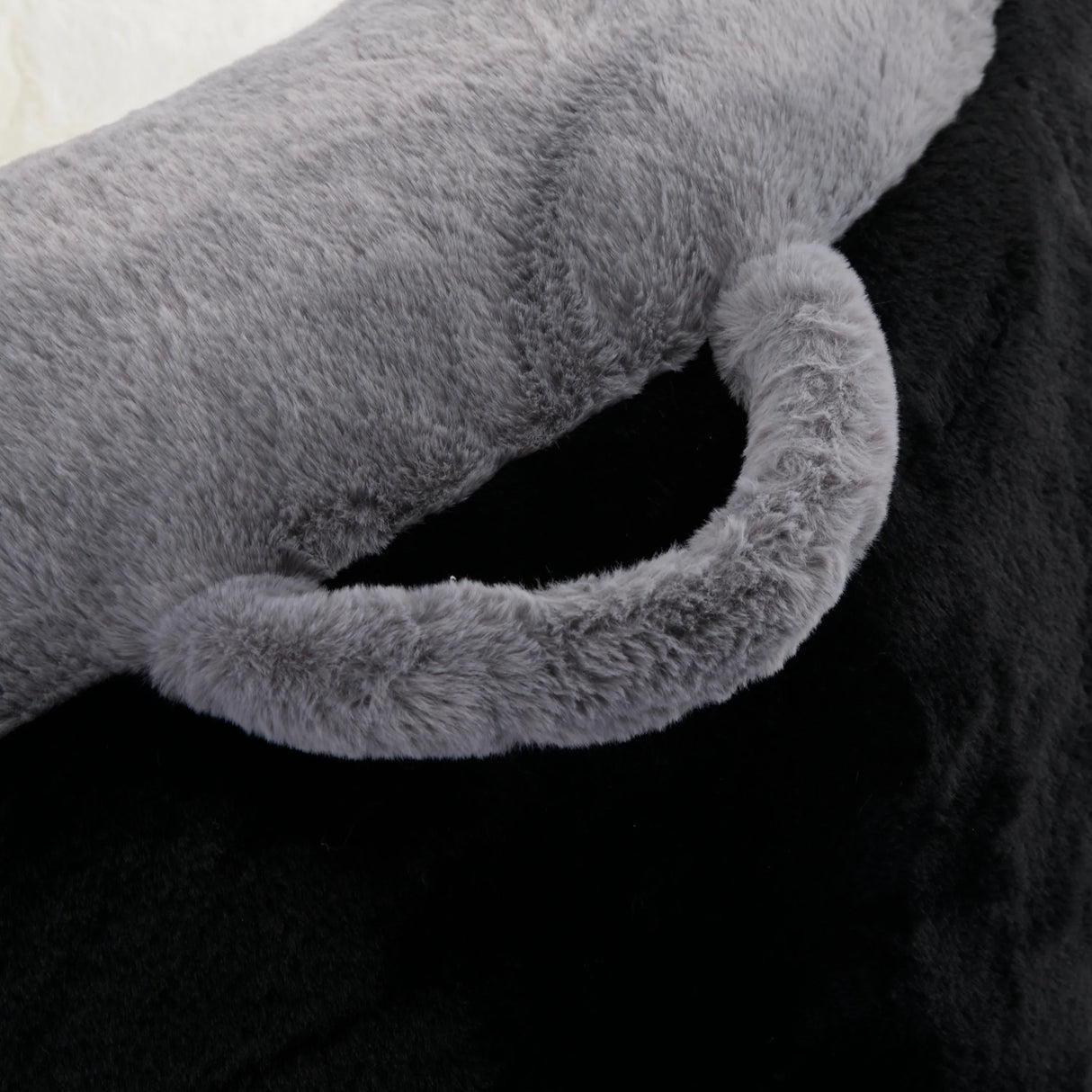 Multicolor Faux Fur Oversized Foam-Filled Bean Bag Chair - Omega Lifestyles