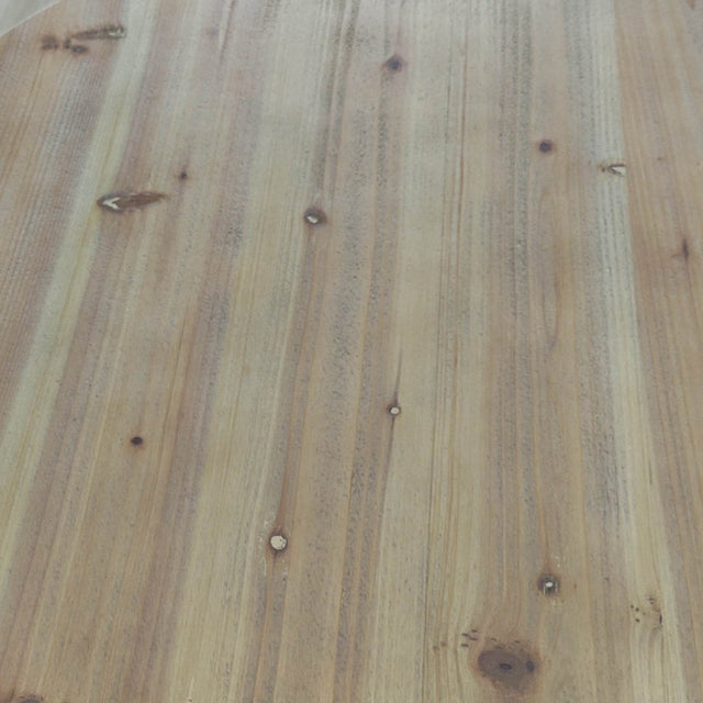 Vintage Fir Wood Barrel Shaped Coffee Table With Storage - Omega Lifestyles