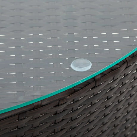 5-Piece All-Weather PE Rattan Outdoor Patio Sofa Set - Omega Lifestyles