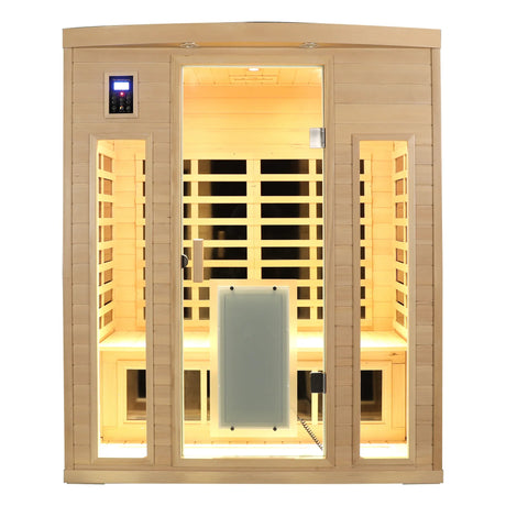 Low EMF Three Person Far Infrared Sauna Room - Omega Lifestyles