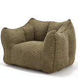 Chenille Bean Bag Chair With Resilient Foam - Omega Lifestyles