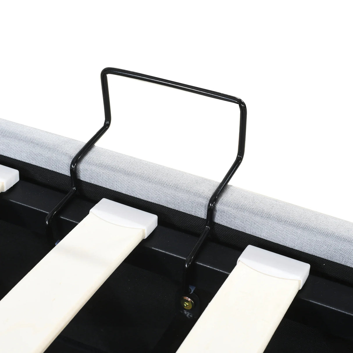 Twin Upholstered Platform Bed With Hydraulic Storage - Omega Lifestyles