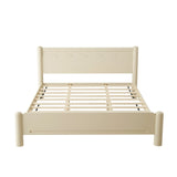 King Solid Wood Platform Bed Frame With Headboard - Omega Lifestyles