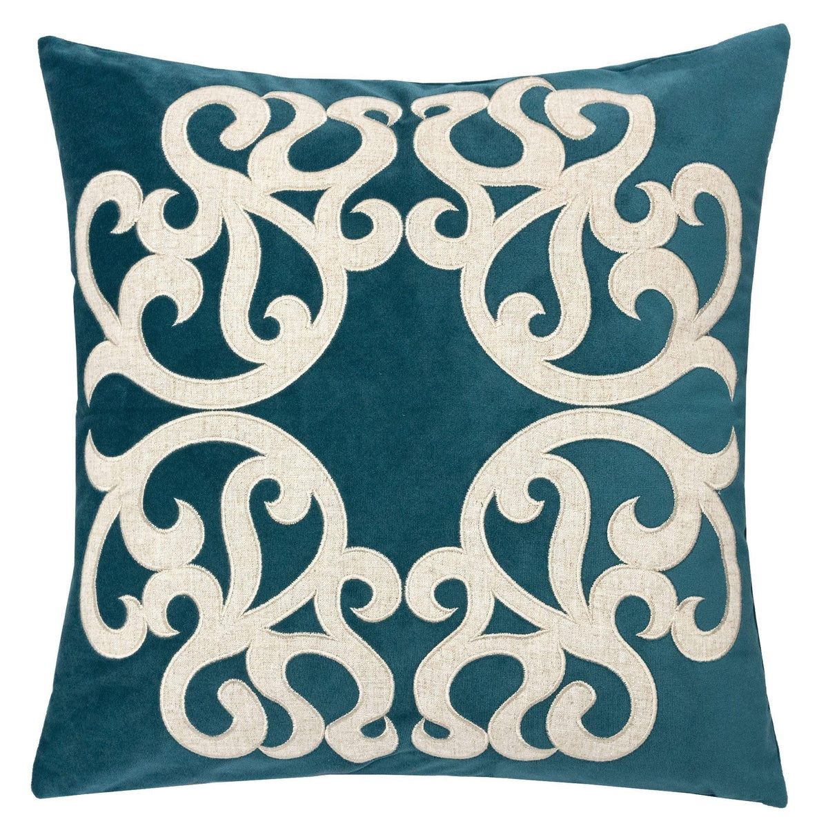 Vintage Vine 20-Inch Polyester Velvet Pillowcase - Omega Lifestyles