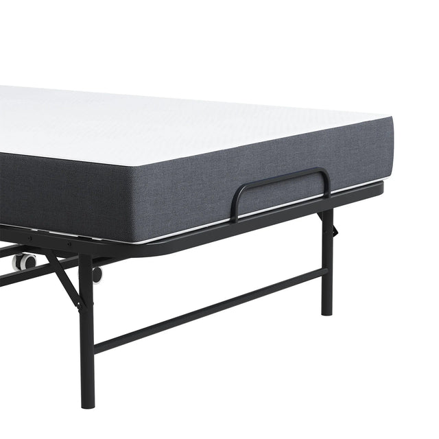 Twin Medium 5-Inch Memory Foam Folding Bed Frame - Omega Lifestyles