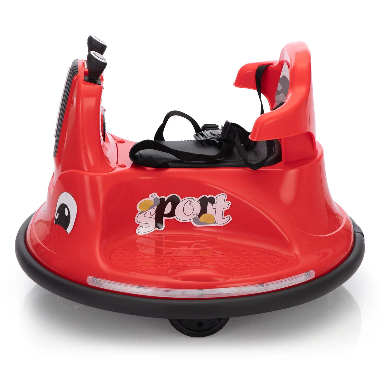 Kids 12V Snail-Shaped Electric Bumper Car With Remote - Omega Lifestyles