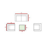 4-Person Outdoor Grey Mix Rattan Wicker Seating Set - Omega Lifestyles