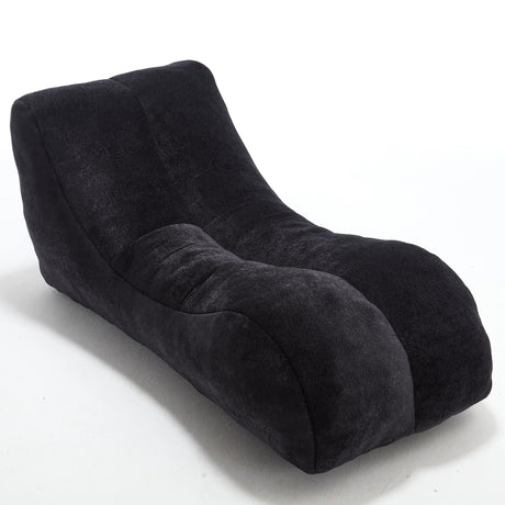 Creative Black Polyester Adult Bean Bag Chair Sofa - Omega Lifestyles