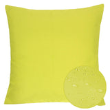 Outdoor Weather-Resistant Lime Green Polyester Pillow 20x20 - Omega Lifestyles
