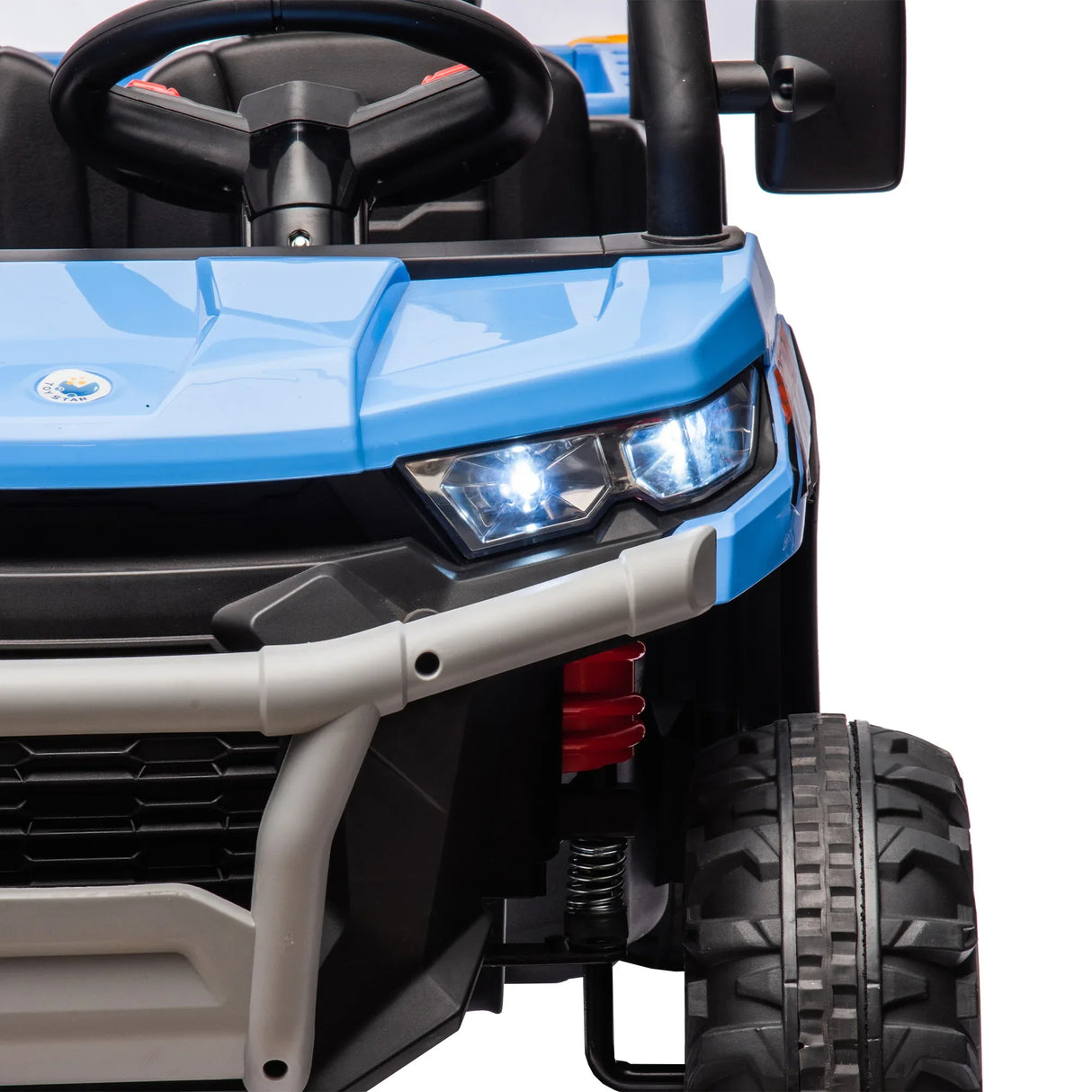 24V Two-Seater Electric Ride On Dump Truck Vehicle - Omega Lifestyles