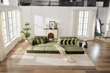 Convertible Corduroy Foldable Floor Sofa Bed - Omega Lifestyles