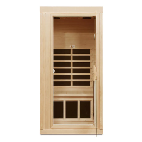 Far Infrared Hemlock One Person Indoor Sauna Room - Omega Lifestyles