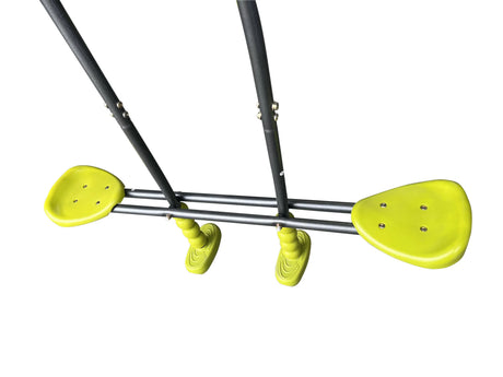 Three Seat Steel Children’s Outdoor Swing Set - Omega Lifestyles