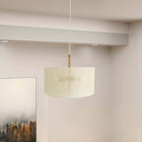 Glacier Oak Wood Paper Rattan Pendant Lamp