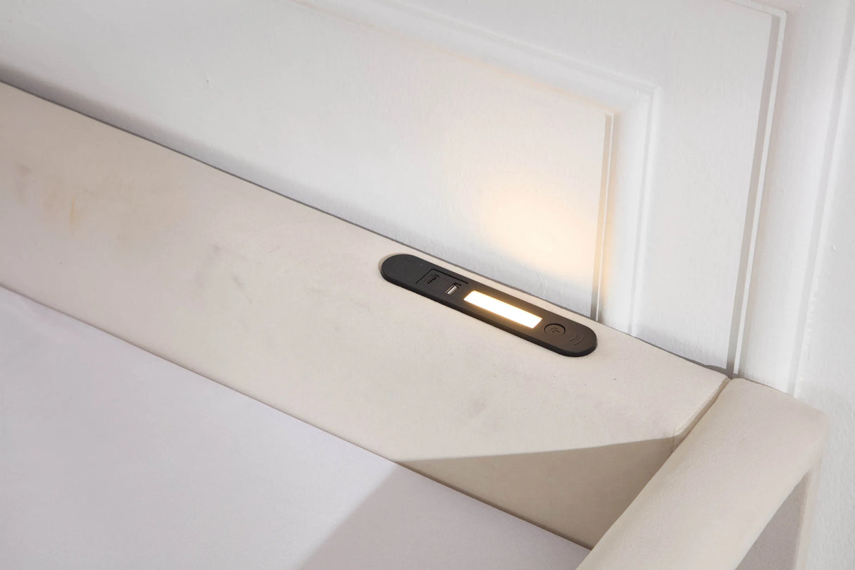 Twin Velvet Upholstered Daybed With Trundle Modern Design - Omega Lifestyles