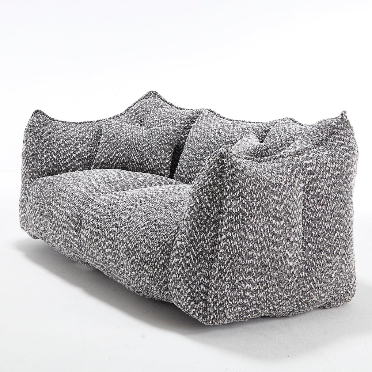 Dual Chenille Bean Bag Chair With High Resilience Foam Core - Omega Lifestyles