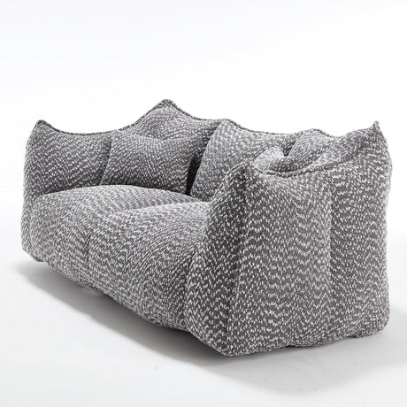 Dual Chenille Bean Bag Chair With High Resilience Foam Core - Omega Lifestyles