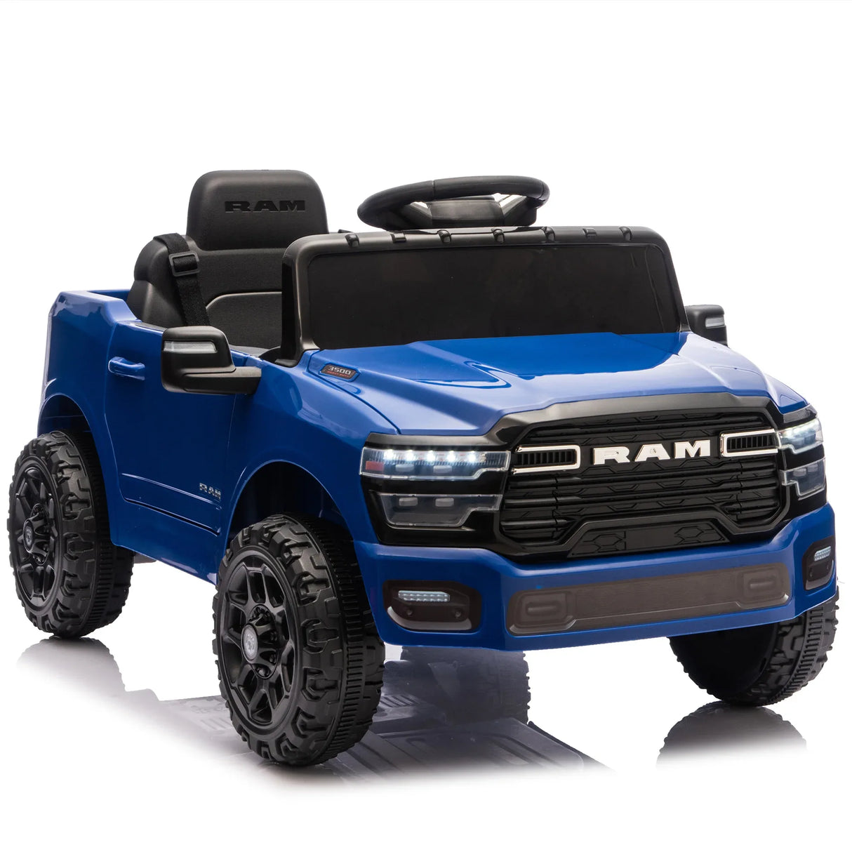 Licensed Dodge RAM 3500 Kids Ride-On Truck With Remote Control - Omega Lifestyles