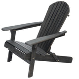 Acacia Wood Foldable Rustic Outdoor Adirondack Chair - Omega Lifestyles