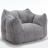 Chenille Bean Bag Chair With Resilient Foam - Omega Lifestyles
