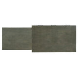 Expandable Retro Kitchen Island With Built-In Power Outlets - Omega Lifestyles