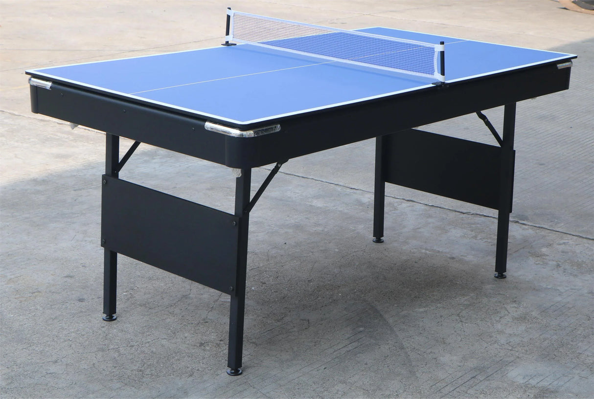 3-In-1 Multifunctional Pool Billiard Table With Tennis - Omega Lifestyles