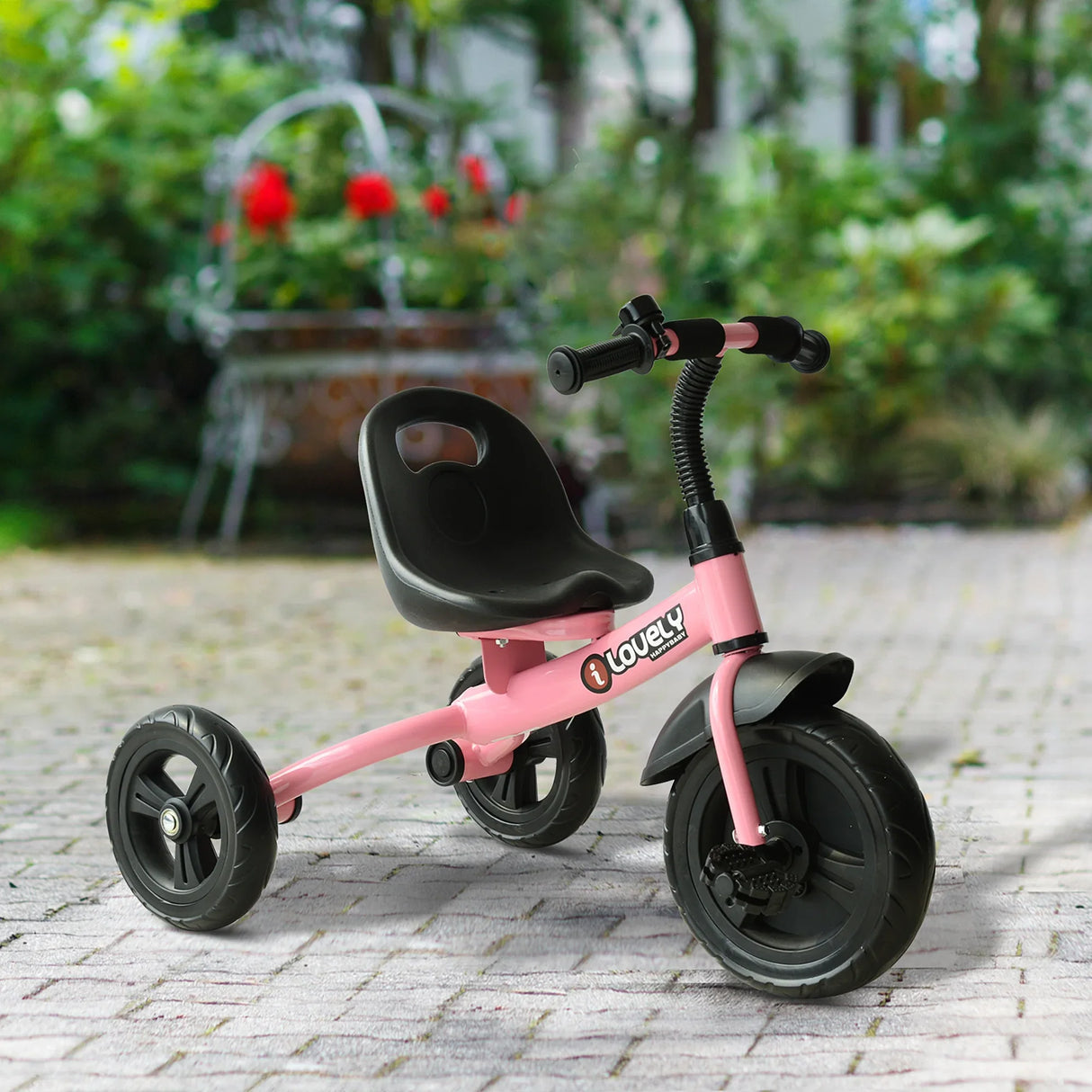 3-Wheel Toddler Ride-On Tricycle With Bell Indoor Outdoor - Omega Lifestyles