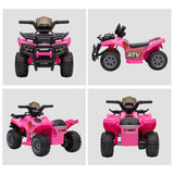 Kids Electric 6V Pink Four Wheeler Ride-On Toy - Omega Lifestyles