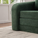 Convertible Chenille Loveseat Sofa Bed With Pillows - Omega Lifestyles