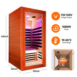 Wooden Infrared Sauna Room With Bluetooth Speakers - Omega Lifestyles
