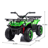 24V High-Power Kids Ride On ATV With LED Headlights - Omega Lifestyles
