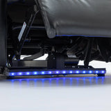 Power PU Leather Recliner Chair With Cooling Cup Holder - Omega Lifestyles