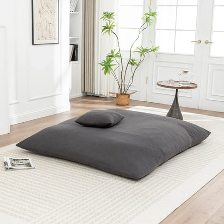 Soft Corduroy Foam Floor Bean Bag Chair - Omega Lifestyles