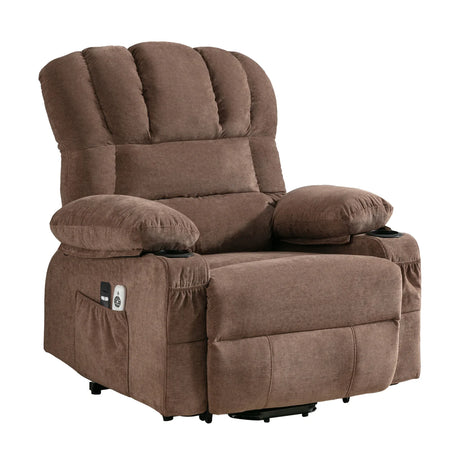 Power Electric Soft Massage Lift Lounge Chair With Heating - Omega Lifestyles