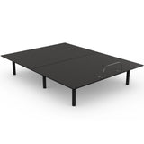 Queen Essential Adjustable Fabric Metal Base - Omega Lifestyles