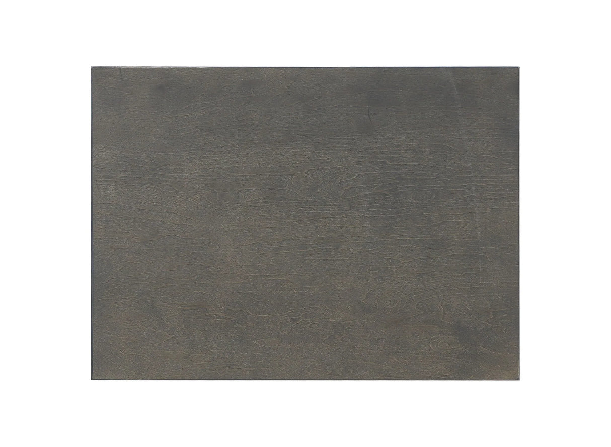 Dark Gray Synthetic Wood Modern Storage Nightstand - Omega Lifestyles