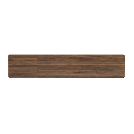 Modern Walnut TV Stand With Soft-Close Doors and Storage - Omega Lifestyles