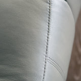 Transitional Dark Gray Leather Match Recliner Chair - Omega Lifestyles