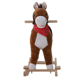 Plush Kids Rocking Horse With Realistic Sounds - Omega Lifestyles