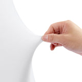 Stretch Spandex Universal White Folding Chair Covers 150PCS Pack - Omega Lifestyles