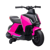 Electric Pink Kids Motorcycle Ride-On Toy With Music - Omega Lifestyles