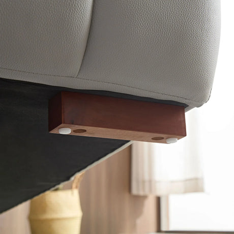 Electric Genuine Leather Reclining R Chaise Sofa With USB Port - Omega Lifestyles