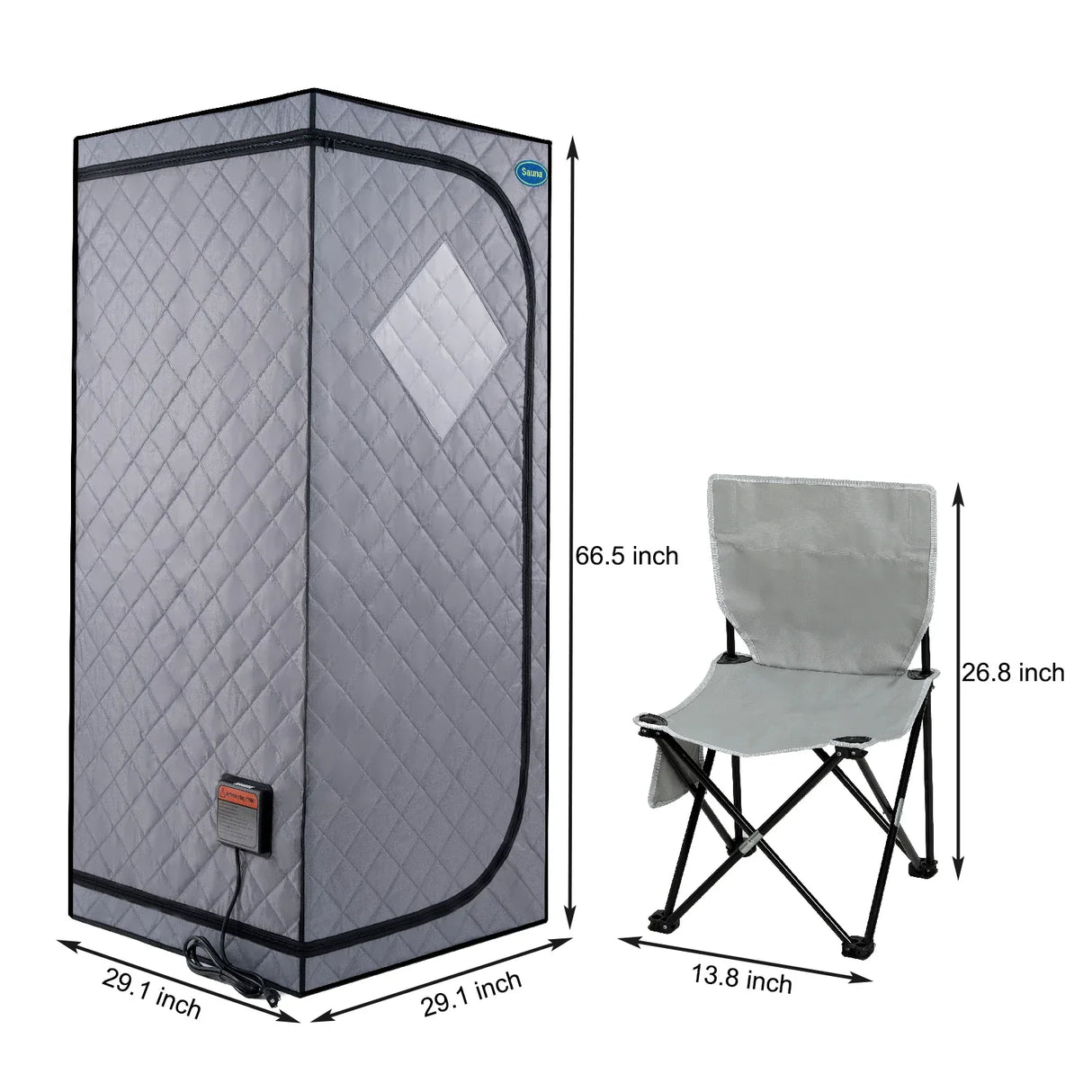 Portable Full Size Infrared Sauna Tent With Heating Foot Pad - Omega Lifestyles