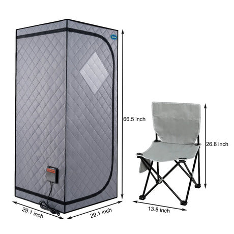 Portable Full Size Infrared Sauna Tent With Heating Foot Pad - Omega Lifestyles