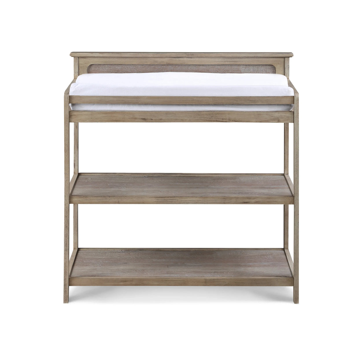 Grayson Solid Wood Nursery Changing Table With Storage Shelves - Omega Lifestyles