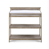 Grayson Solid Wood Nursery Changing Table With Storage Shelves - Omega Lifestyles